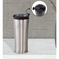 Bk Kişiye Özel 784 Paslanmaz Çelik 450 ml Outdoor Matara Termos Krom