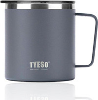 Tyeso Silviya Paslanmaz Çelik 400 ml Outdoor Bardak Termos Gri