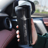 Nrd Life Kişiye Özel Çelik 500 ml Outdoor Bardak Termos Siyah