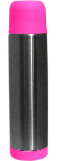 Cooker CKR 2001 Paslanmaz Çelik 500 ml Outdoor Matara Termos Pembe-Siyah