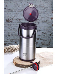 Cooker CKR 2009 Paslanmaz Çelik Çaydanlık Termos Mor