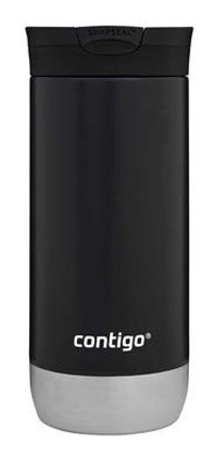 Contigo Huron Pro SnapSeal Paslanmaz Çelik 470 ml Outdoor Matara Termos Siyah