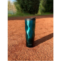 Le Murano Cırcular Çelik 500 ml Outdoor Matara Termos Yeşil