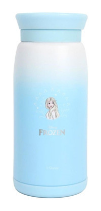 Miniso Disney Frozen Paslanmaz Çelik 350 ml Bardak Termos Mavi