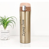 Nrd Life Kişiye Özel Çelik 450 ml Outdoor Matara Termos Altın