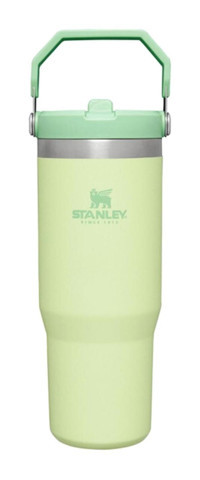 Stanley Aerolight Iceflow Straw Paslanmaz Çelik 890 ml Pipetli Outdoor Bardak Termos Sarı-Yeşil