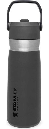 Stanley Iceflow Paslanmaz Çelik 650 ml Pipetli Outdoor Matara Termos Gri