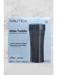 Nautica Urban Tumbler Paslanmaz Çelik 591 ml Outdoor Bardak Termos Gri