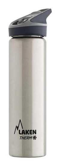 Laken Jannu Çelik 750 ml Outdoor Matara Termos Gümüş