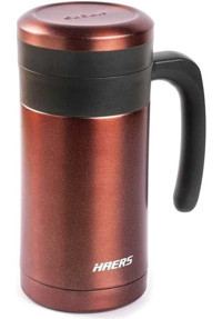 Haers Paslanmaz Çelik 450 ml Outdoor Bardak Termos Kırmızı