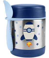 Skip Hop Spark Style Paslanmaz Çelik 325 ml Bebek Termos Lacivert