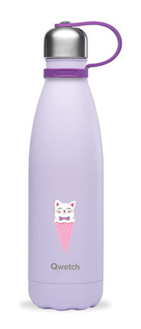 Qwetch QK9005 Paslanmaz Çelik 500 ml Outdoor Matara Termos Mor