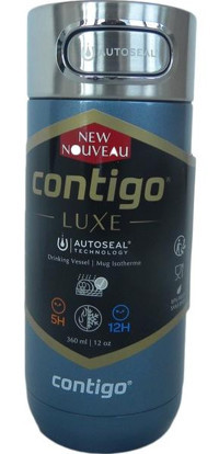 Contigo Luxe Paslanmaz Çelik 360 ml Outdoor Matara Termos Lacivert
