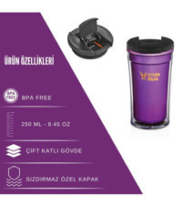 Star Termos Paslanmaz Çelik 250 ml Outdoor Bardak Termos Beyaz