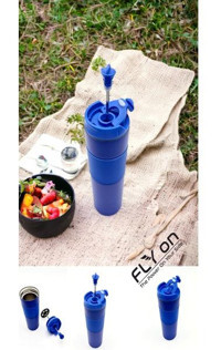 Flyon Look Çelik 500 ml Outdoor Bardak Termos Mavi