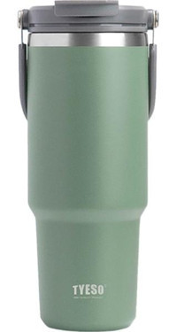 Tyeso Daily Need Paslanmaz Çelik 900 ml Outdoor Matara Termos Yeşil