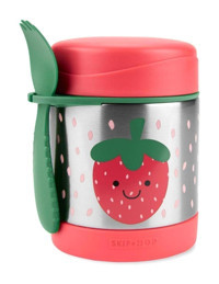 Skip Hop Spark Style Çilek Paslanmaz Çelik 325 ml Outdoor Yemek Termos Çok Renkli