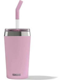 Sigg 6015.30 Helia Çelik 400 ml Pipetli Outdoor Bardak Termos Pembe