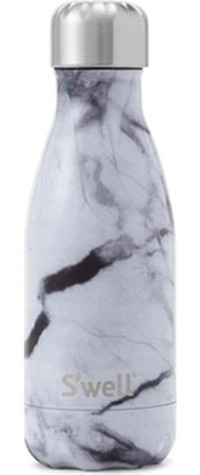 S'Well Bottle Elements White Marble Paslanmaz Çelik 260 ml Matara Termos Beyaz
