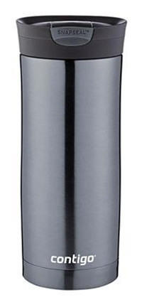 Contigo Huron Gunmetal Paslanmaz Çelik 470 ml Outdoor Matara Termos Gri