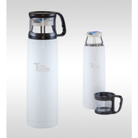 Bk Kişiye Özel 789 Paslanmaz Çelik 500 ml Outdoor Matara Termos Beyaz