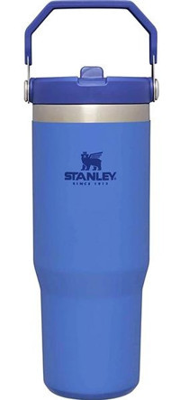 Stanley The Iceflow Flip Straw Paslanmaz Çelik 890 ml Pipetli Outdoor Bardak Termos Mavi