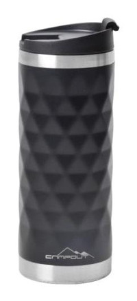 Nurgaz Campout Paslanmaz Çelik 400 ml Outdoor Bardak Termos Siyah