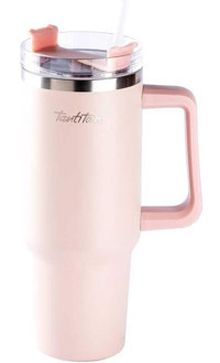 Tantitoni Move Paslanmaz Çelik 1.2 lt Pipetli Outdoor Matara Termos Pembe