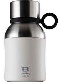 Bugatti Paslanmaz Çelik 500 ml Outdoor Yemek Termos Beyaz-Gri