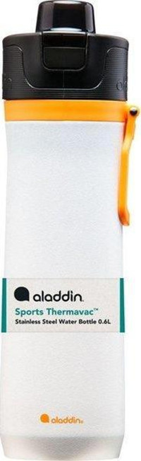 Aladdin Sports Thermavac Paslanmaz Çelik 600 ml Outdoor Matara Termos Beyaz