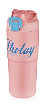 Shotay Tween Çelik 750 ml Outdoor Matara Termos Pembe