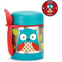 Skip Hop Spark Style Baykuş Paslanmaz Çelik 325 ml Bebek Termos Çok Renkli