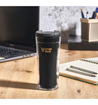 Star Termos Paslanmaz Çelik 350 ml Outdoor Bardak Termos Siyah