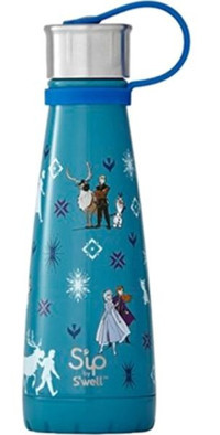 S'Well Bottle Disney Frozen Adventure S'ip Paslanmaz Çelik 295 ml Matara Termos Mavi