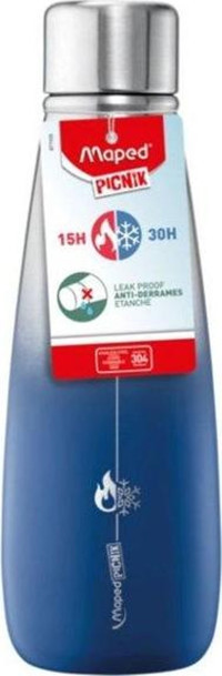 Maped 871103 Paslanmaz Çelik 500 ml Outdoor Matara Termos Mavi