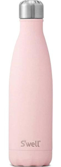 S'Well Bottle Pink Topaz Bottle Paslanmaz Çelik 500 ml Outdoor Matara Termos Pembe