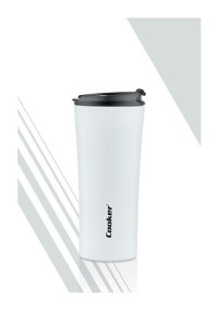 Cooker CKR 2049 Paslanmaz Çelik 400 ml Outdoor Matara Termos Beyaz