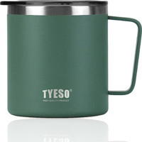 Tyeso Silviya Paslanmaz Çelik 400 ml Outdoor Bardak Termos Yeşil