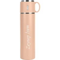 Nrd Life Kişiye Özel Paslanmaz Çelik 580 ml Outdoor Matara Termos Pembe