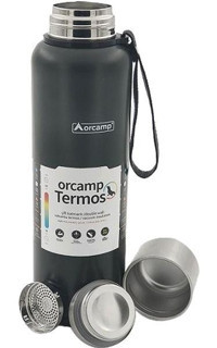 Orcamp OUT5150 Paslanmaz Çelik 1.5 lt Outdoor Matara Termos Siyah