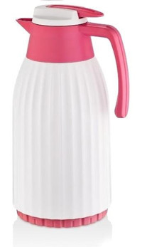 Penguen Cam 1.5 lt Çaydanlık Termos Pembe