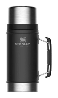 Stanley Classic Paslanmaz Çelik 940 ml Outdoor Yemek Termos Siyah