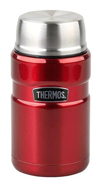 Thermos Stainless King Paslanmaz Çelik 710 ml Outdoor Yemek Termos Kırmızı