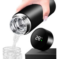 Bk Paslanmaz Çelik 400 ml Outdoor Matara Termos Siyah