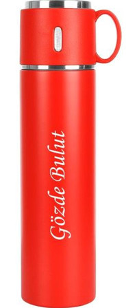 Nrd Life Kişiye Özel Paslanmaz Çelik 580 ml Outdoor Matara Termos Kırmızı