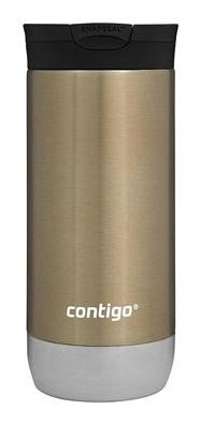 Contigo Huron Pro SnapSeal Paslanmaz Çelik 470 ml Outdoor Matara Termos Kahverengi