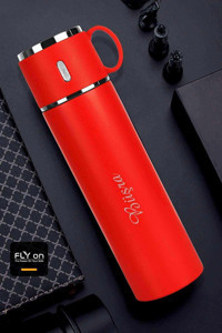 Flyon Look 1526 Paslanmaz Çelik 580 ml Outdoor Matara Termos Kırmızı
