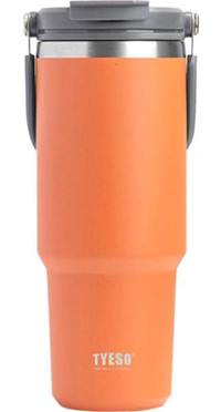 Tyeso Daily Need Paslanmaz Çelik 900 ml Outdoor Matara Termos Turuncu