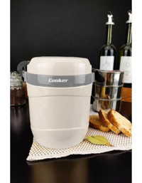 Cooker Paslanmaz Çelik 2 lt Outdoor Yemek Termos Beyaz
