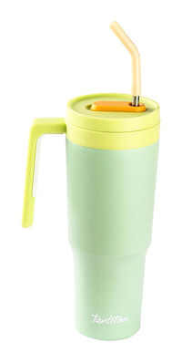 Tantitoni 020-01 Paslanmaz Çelik 1.2 lt Outdoor Bardak Termos Sarı-Yeşil